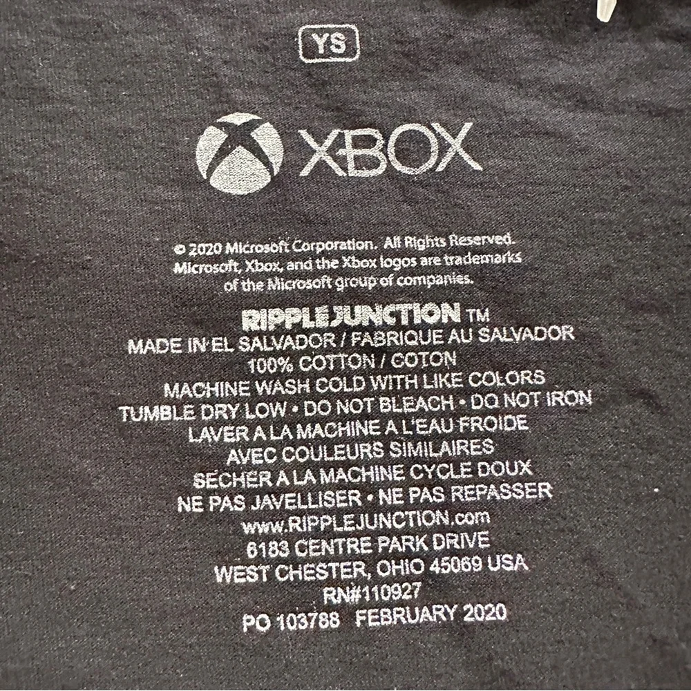 Ripple Junction Xbox Controller Tee - Black and Green Boys T Shirt